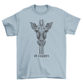 Giraffe illustration t-shirt T-shirts - Jameson Ward
