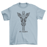 Giraffe illustration t-shirt