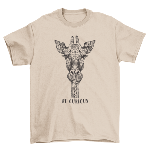 Giraffe illustration t-shirt T-shirts - Jameson Ward