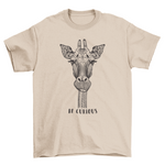 Giraffe illustration t-shirt