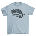 Wild Zoo Chameleon Made Mandalas Tribal Quote Reinvent Yourself Animal T-shirts - Jameson Ward