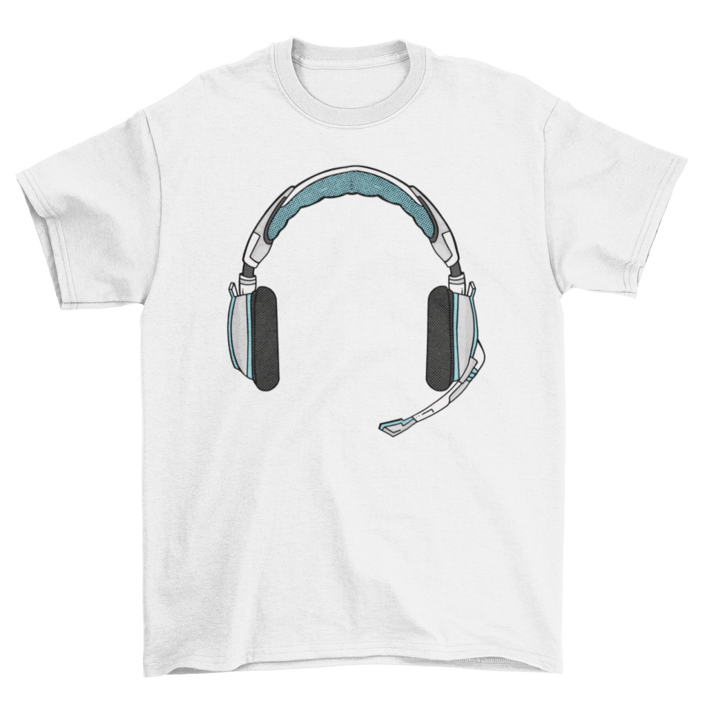 Gamer headphone t-shirt T-shirts - Jameson Ward