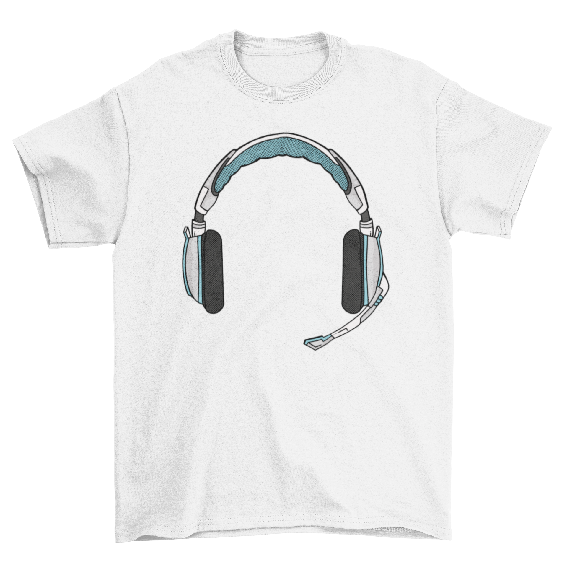 Gamer headphone t-shirt T-shirts - Jameson Ward