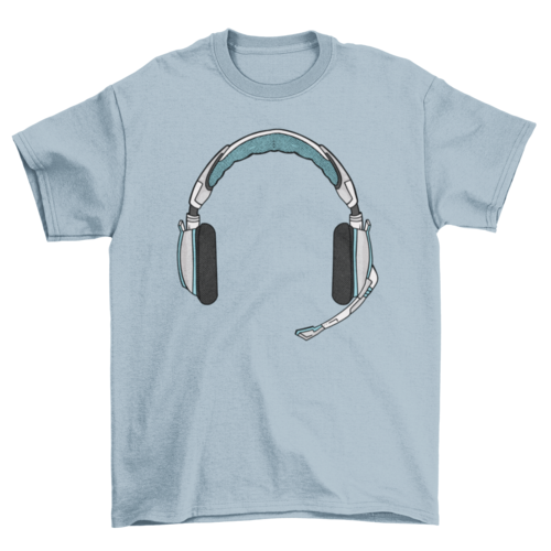 Gamer headphone t-shirt T-shirts - Jameson Ward