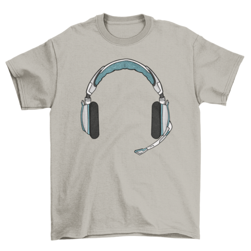 Gamer headphone t-shirt T-shirts - Jameson Ward