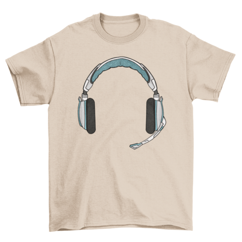 Gamer headphone t-shirt T-shirts - Jameson Ward
