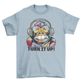 Colorful monkey music t-shirt T-shirts - Jameson Ward