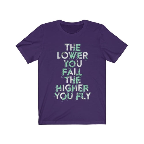 The Lower you Fall The Higher you Fly Short Sleeve T-shirts - Jameson Ward