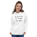 Unisex Hoodie - The voices told me to buy more shoes  - Jameson Ward