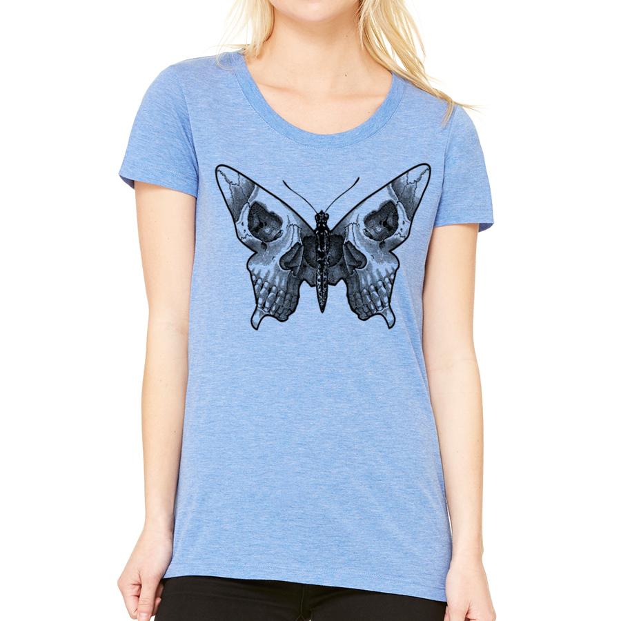 Butterfly skull T-shirts - Jameson Ward