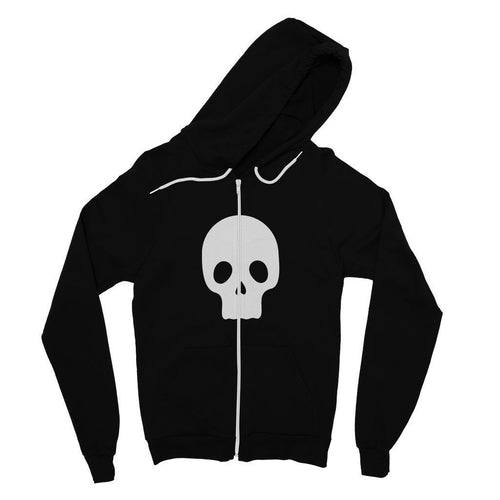 Cool Skull Fine Jersey Zip Hoodie Men's Clothing - Jameson Ward
