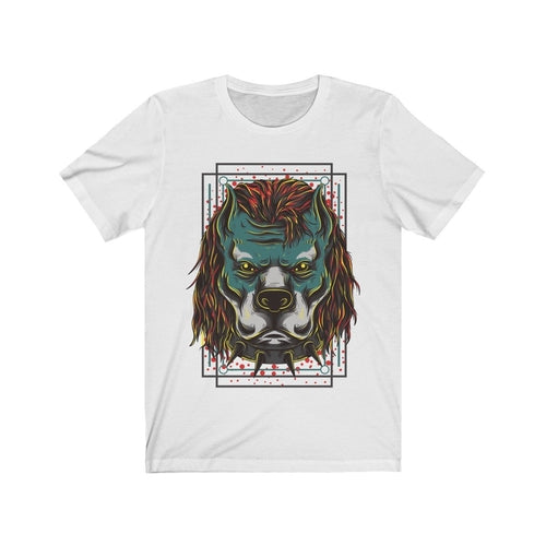 Hipster Pitbull Gangster illustrational design Men's Clothing - Jameson Ward