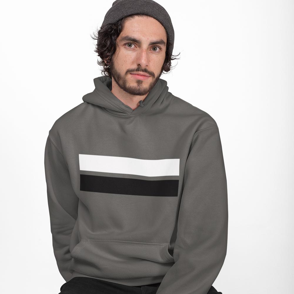 Mens Double Strip Hoodie Sweaters & Hoodies - Jameson Ward