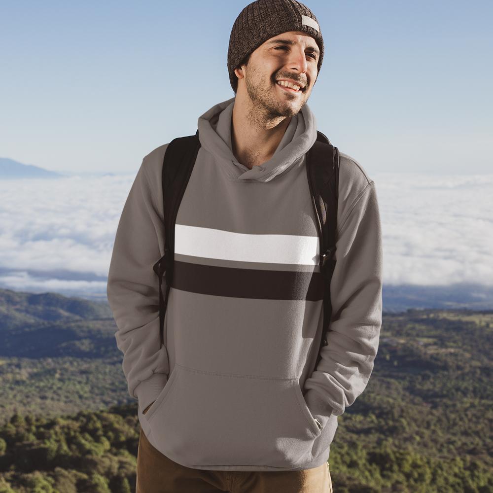 Mens Double Strip Hoodie Sweaters & Hoodies - Jameson Ward