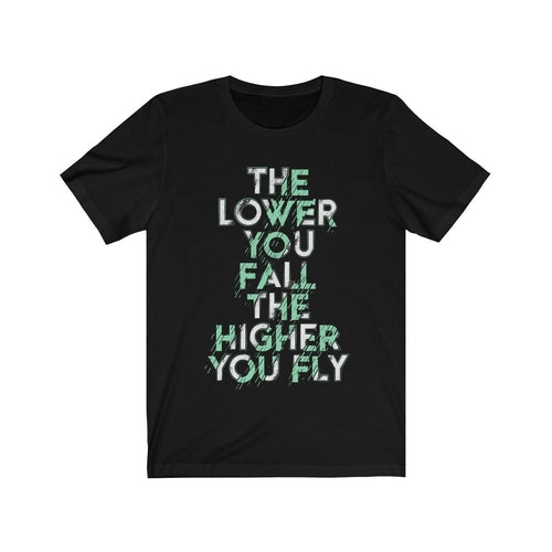 The Lower you Fall The Higher you Fly Short Sleeve T-shirts - Jameson Ward