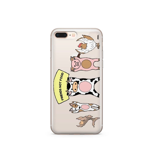 Friends Not Food - Clear TPU Case Cover Tech Accessories - Jameson Ward