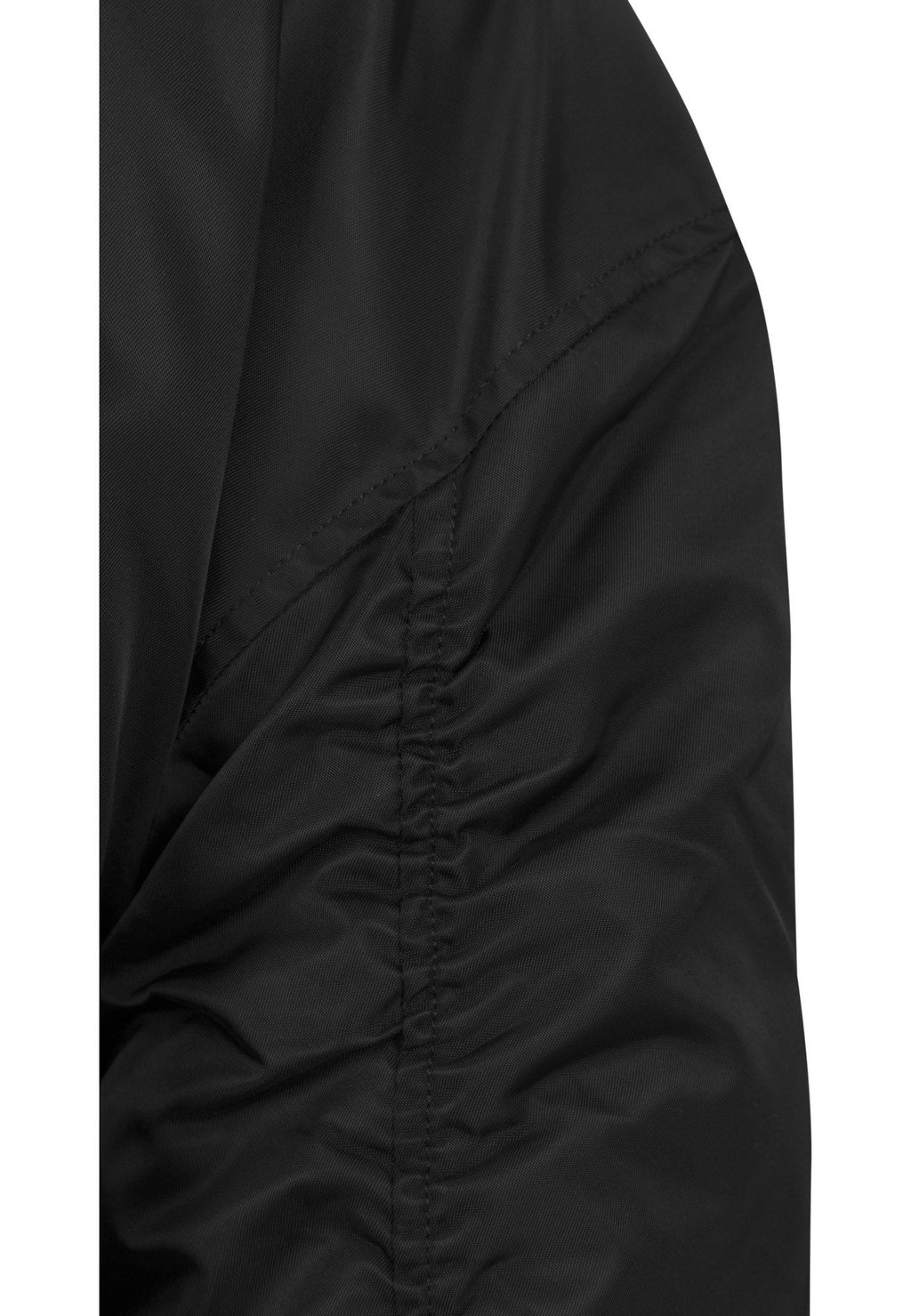 Hooded Oversized Bomber Jacket - All Black Men's Clothing - Jameson Ward