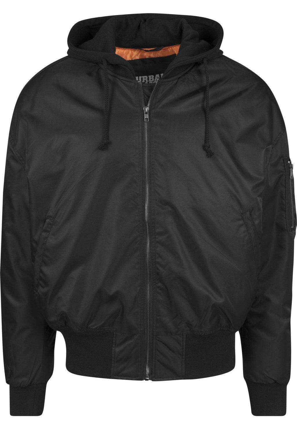 Hooded Oversized Bomber Jacket - All Black Men's Clothing - Jameson Ward