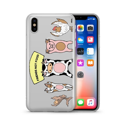 Friends Not Food - Clear TPU Case Cover Tech Accessories - Jameson Ward