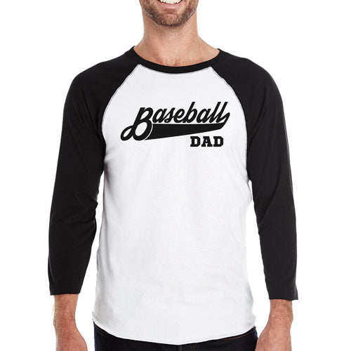 Baseball Dad Men's Baseball 3/4 Sleeve Shirt Gift T-shirts - Jameson Ward