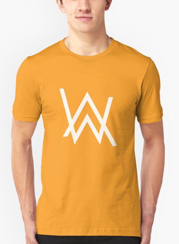 Alan Walker Yellow T-shirt Men's Clothing - Jameson Ward