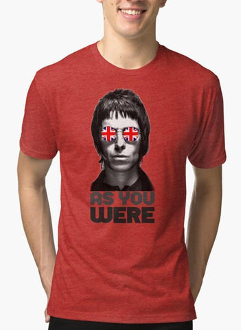 AS YOU WERE- LG Red Malange T-shirt