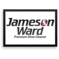 Jameson Ward Premium Shoe Cleaner Framed photo paper poster  - Jameson Ward