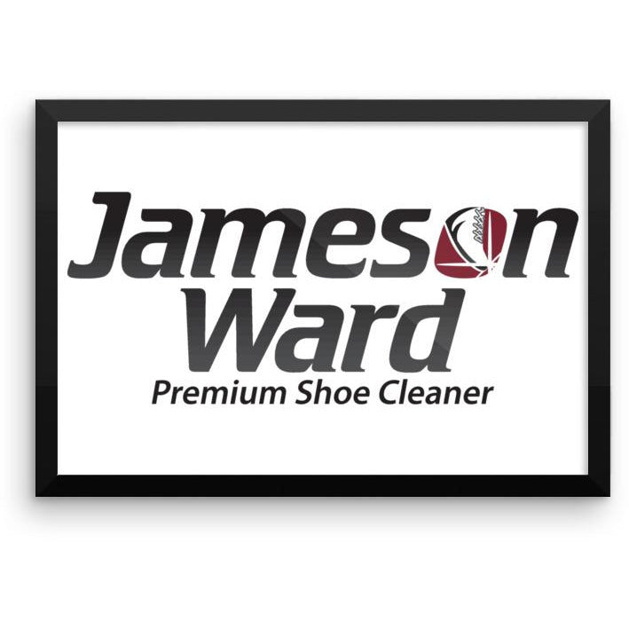 Jameson Ward Premium Shoe Cleaner Framed photo paper poster  - Jameson Ward