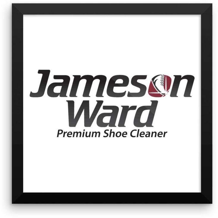 Jameson Ward Premium Shoe Cleaner Framed photo paper poster  - Jameson Ward
