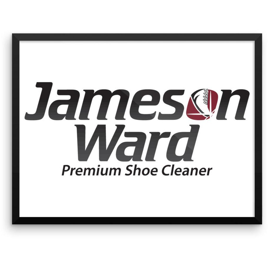 Jameson Ward Premium Shoe Cleaner Framed photo paper poster  - Jameson Ward