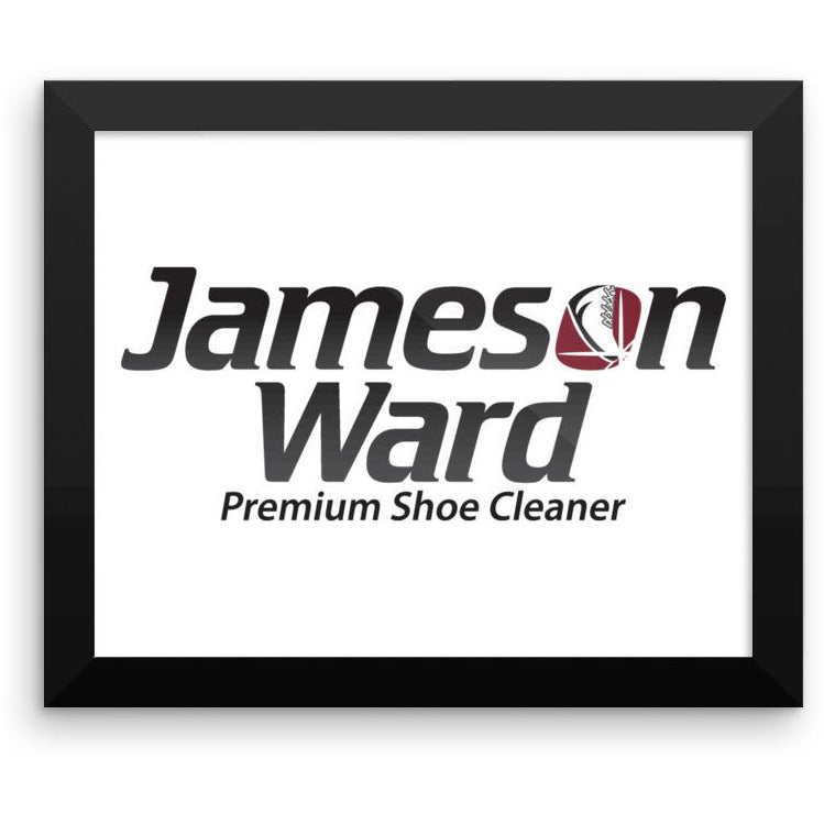 Jameson Ward Premium Shoe Cleaner Framed photo paper poster  - Jameson Ward