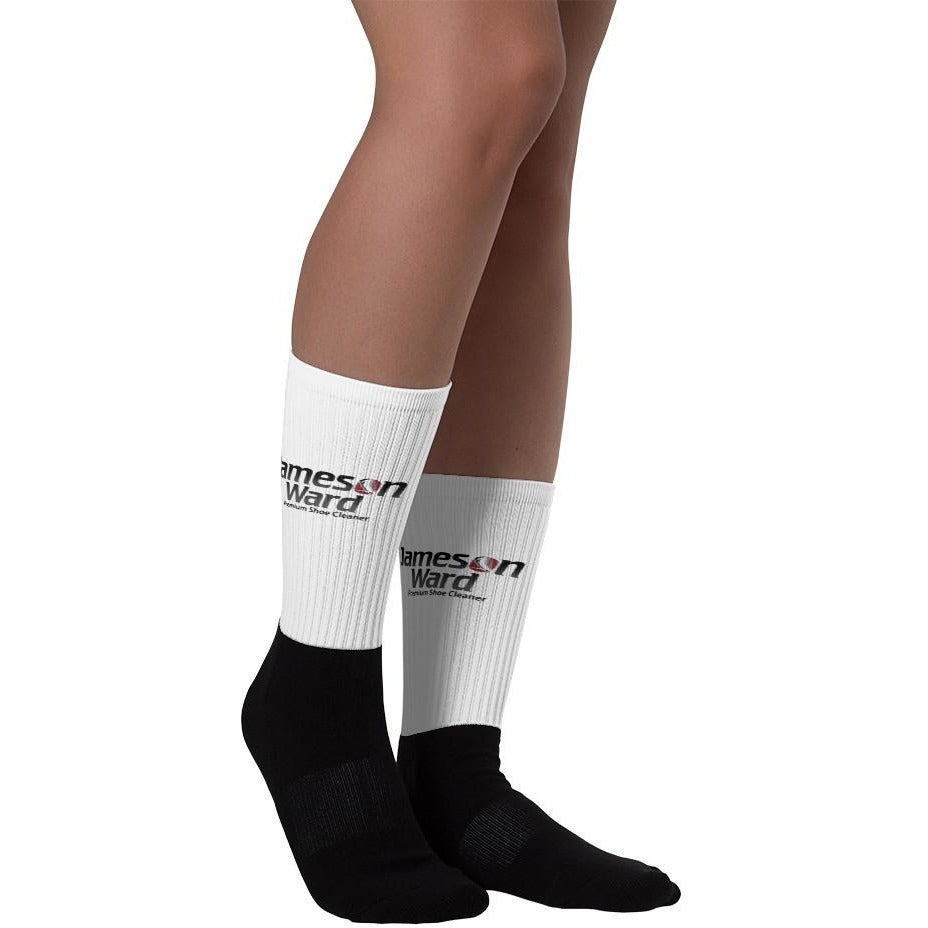 Jameson Ward Premium Shoe Cleaner Black foot socks  - Jameson Ward