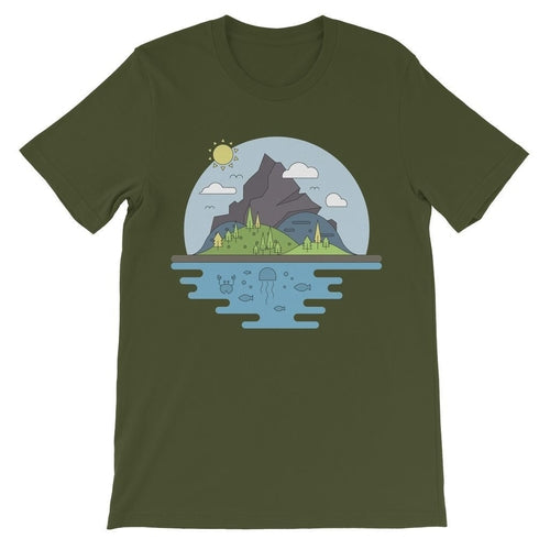 Mountains World II Short Sleeve T-shirt T-shirts - Jameson Ward