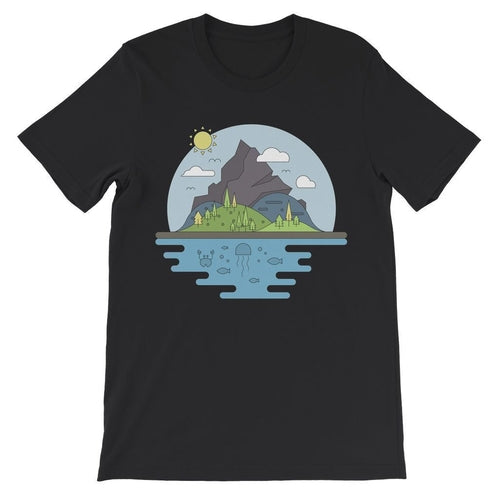 Mountains World II Short Sleeve T-shirt T-shirts - Jameson Ward