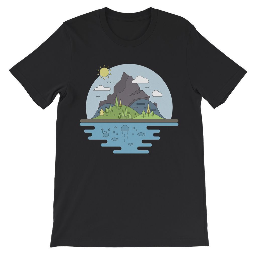 Mountains World II Short Sleeve T-shirt T-shirts - Jameson Ward