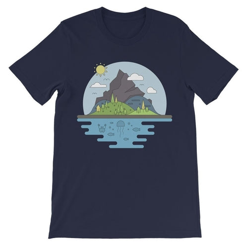 Mountains World II Short Sleeve T-shirt T-shirts - Jameson Ward