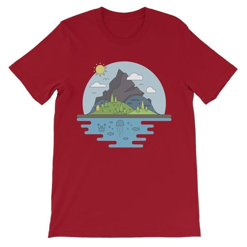 Mountains World II Short Sleeve T-shirt T-shirts - Jameson Ward