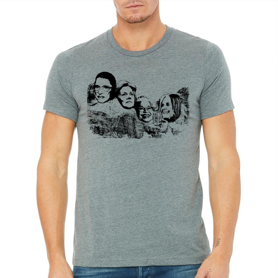 Mount Nasty- Great American Women On Mt Rushmore T-shirts - Jameson Ward