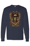 Unisex Frida Kahlo The Artist Sugar Skull Long