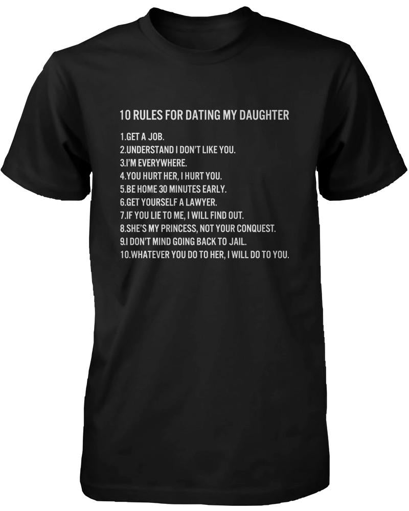 Men's Funny Graphic Statement Black T-shirt - 10 T-shirts - Jameson Ward