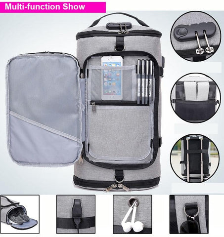 Anti theft gym bag online