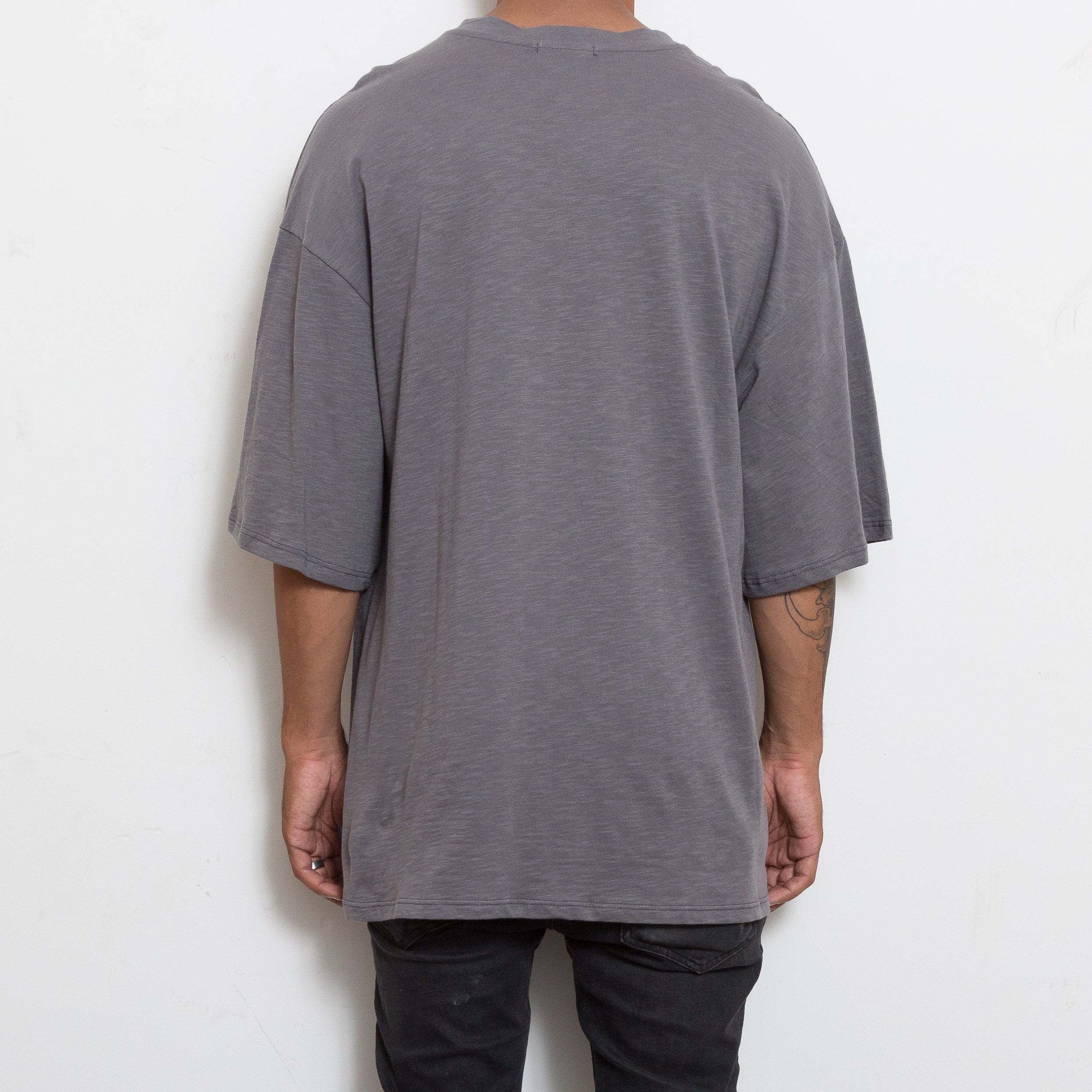 DROP SHOULD BOX TEE- SMOKE T-Shirt - Jameson Ward