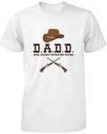 Men's Funny Dad Graphic Cotton T-Shirt - White T-shirts - Jameson Ward