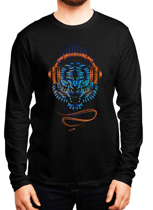 Furious Beat Full Sleeves T-shirt Men's Clothing - Jameson Ward